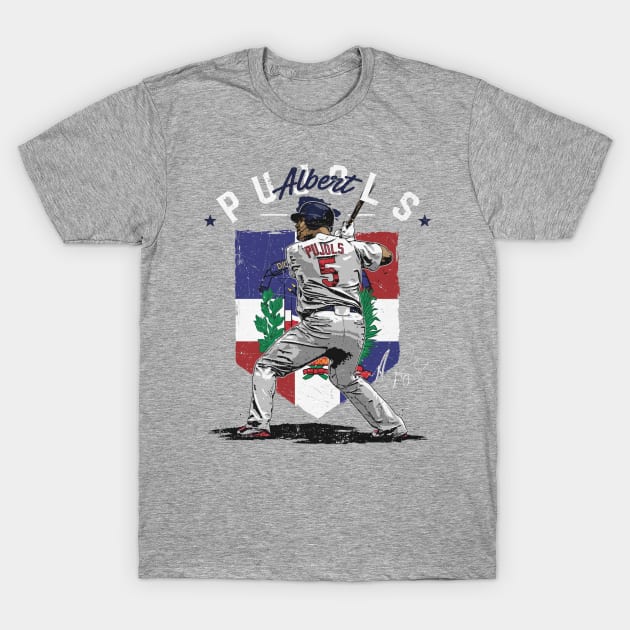 Albert Pujols St. Louis Country Flag T-Shirt by Jesse Gorrell